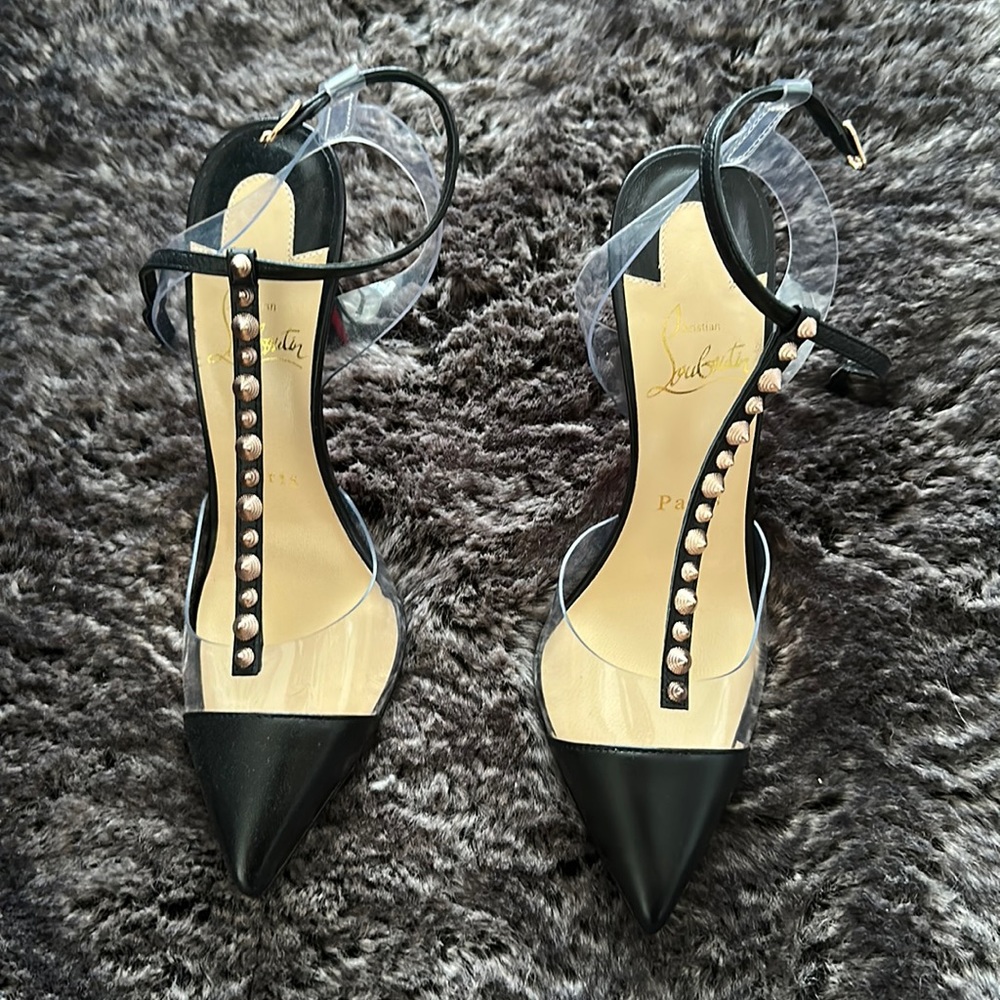 Louboutin Nosy Strass 100 size 35.5